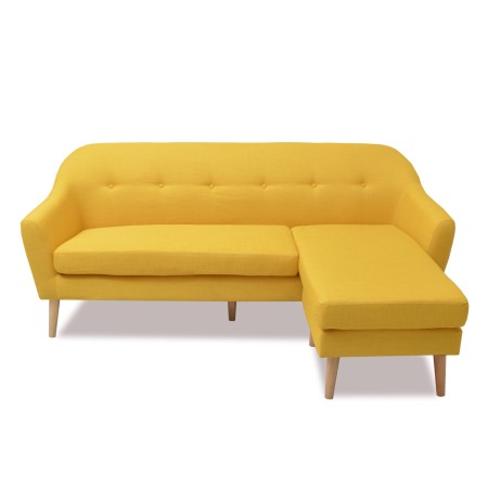 Sofá Chaise Longue de Estilo Retro Vintage