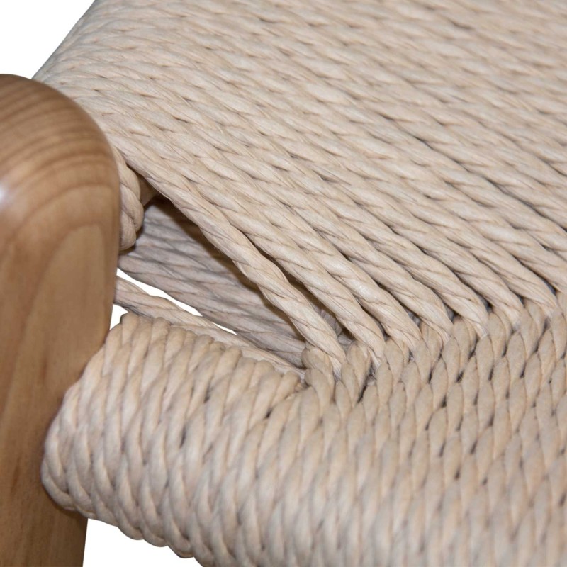 Silla Wishgrey en madera y ratán | Venta de Muebles Online