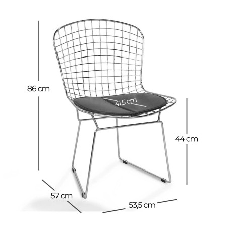 Silla Evans Chrome | Venta de Muebles Online