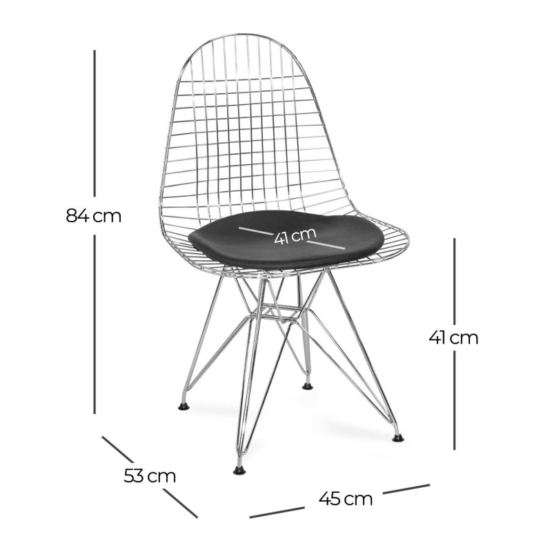 Silla Evelin Chrome | Venta de Muebles Online