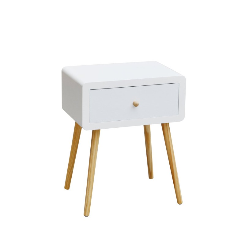 Mesita De Noche 1 Cajón Jensen | Venta de Muebles Online