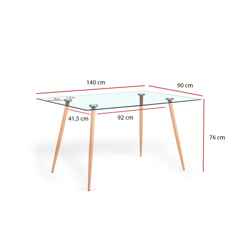 Mesa De Comedor Forest 140 Cm | Venta de Muebles Online