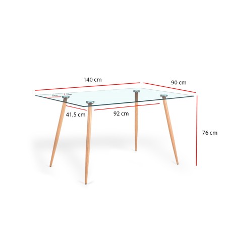 Mesa De Comedor Forest 140 Cm | Venta de Muebles Online