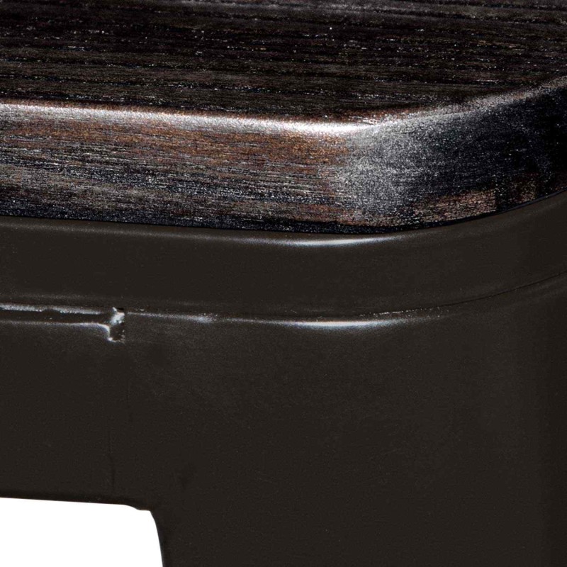 Taburete Lank Wood Chocolate | Venta de Muebles Online