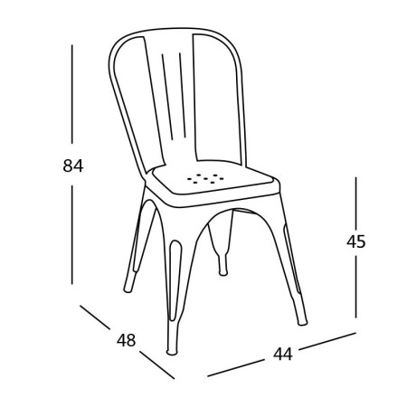 Silla industrial Rosa | Venta de Muebles Online