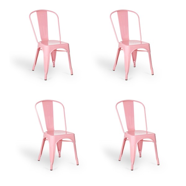 Pack 4 Sillastólix Rosas | Venta de Muebles Online