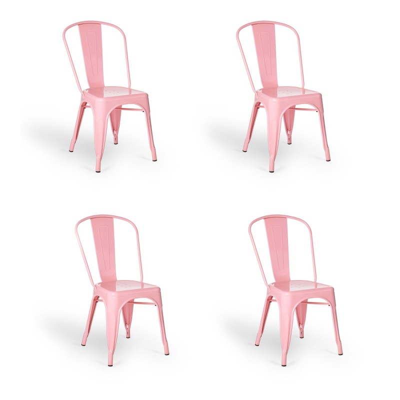Pack 4 Sillastólix Rosas | Venta de Muebles Online