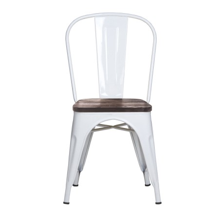 Silla Tólix Con Asiento De Madera Oscura | Venta de Muebles Online