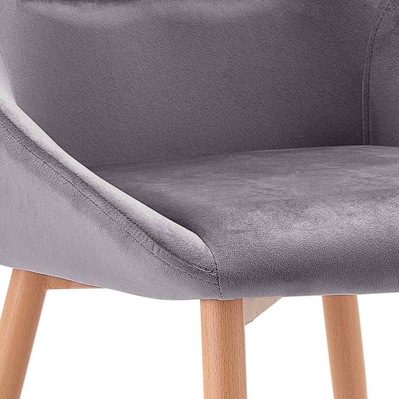 Silla De Comedor Tapizado En Terciopelo Marston Velvet | Venta de Muebles Online
