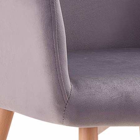 Sillón De Comedor Tapizado En Terciopelo Morgan Velvet | Venta de Muebles Online