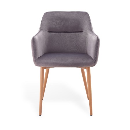 Sillón De Comedor Tapizado En Terciopelo Morgan Velvet | Venta de Muebles Online