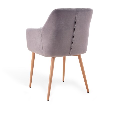 Sillón De Comedor Tapizado En Terciopelo Morgan Velvet | Venta de Muebles Online