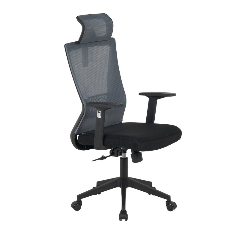 Silla Escritorio Roman Negra Y Gris - Silla de escritorio ergonómica – UKUKHOME.COM