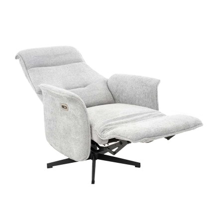Sillón Fred Relax Eléctrico Gris Claro - Sillón relax eléctrico de diseño – UKUKHOME.COM