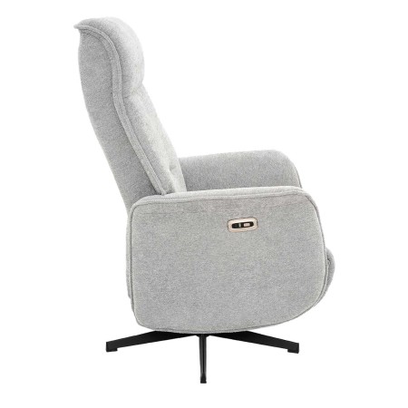 Sillón Fred Relax Eléctrico Gris Claro - Sillón relax eléctrico de diseño – UKUKHOME.COM