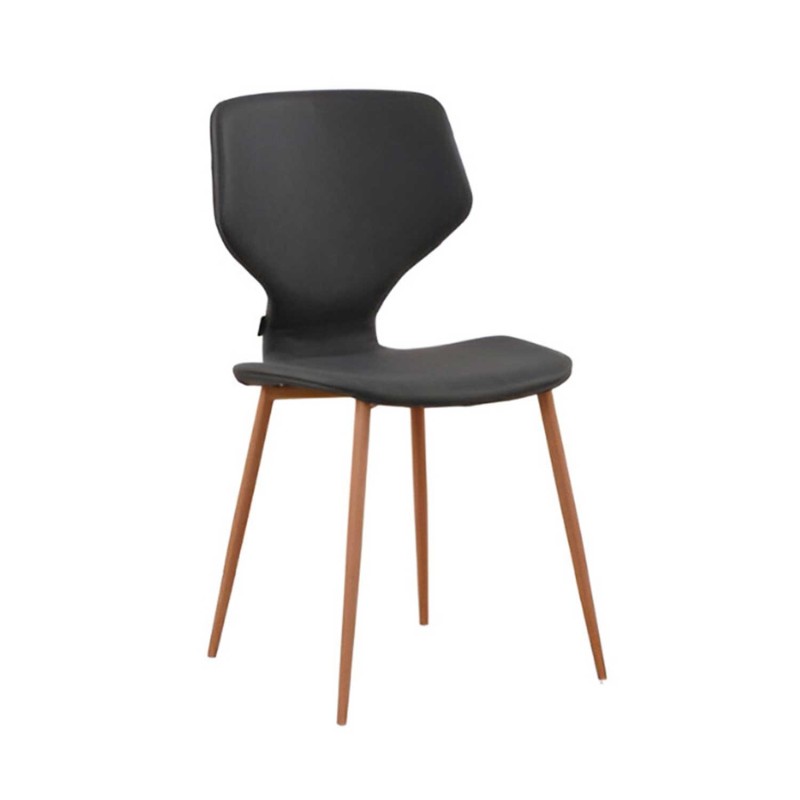 Silla Vora Textil Gris Antracita - Silla tapizada de diseño moderno – UKUKHOME.COM