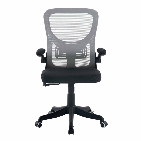 Silla Escritorio Studio Gris Y Negra - Silla de escritorio ergonómica – UKUKHOME.COM