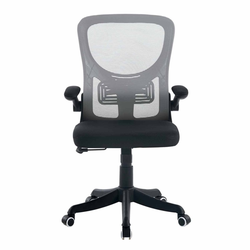 Silla Escritorio Studio Gris Y Negra - Silla de escritorio ergonómica – UKUKHOME.COM