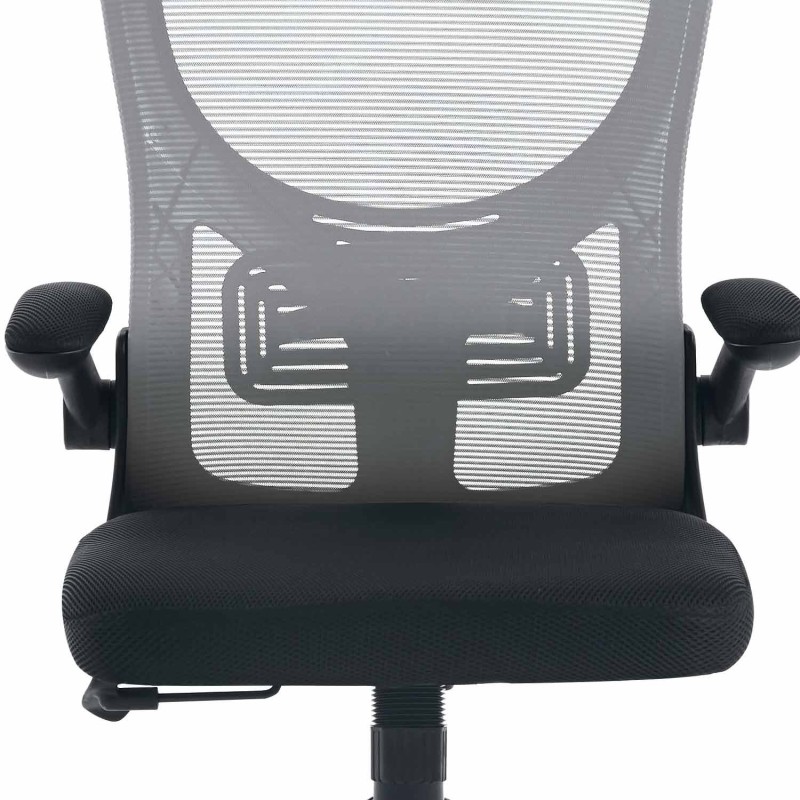Silla Escritorio Studio Gris Y Negra - Silla de escritorio ergonómica – UKUKHOME.COM