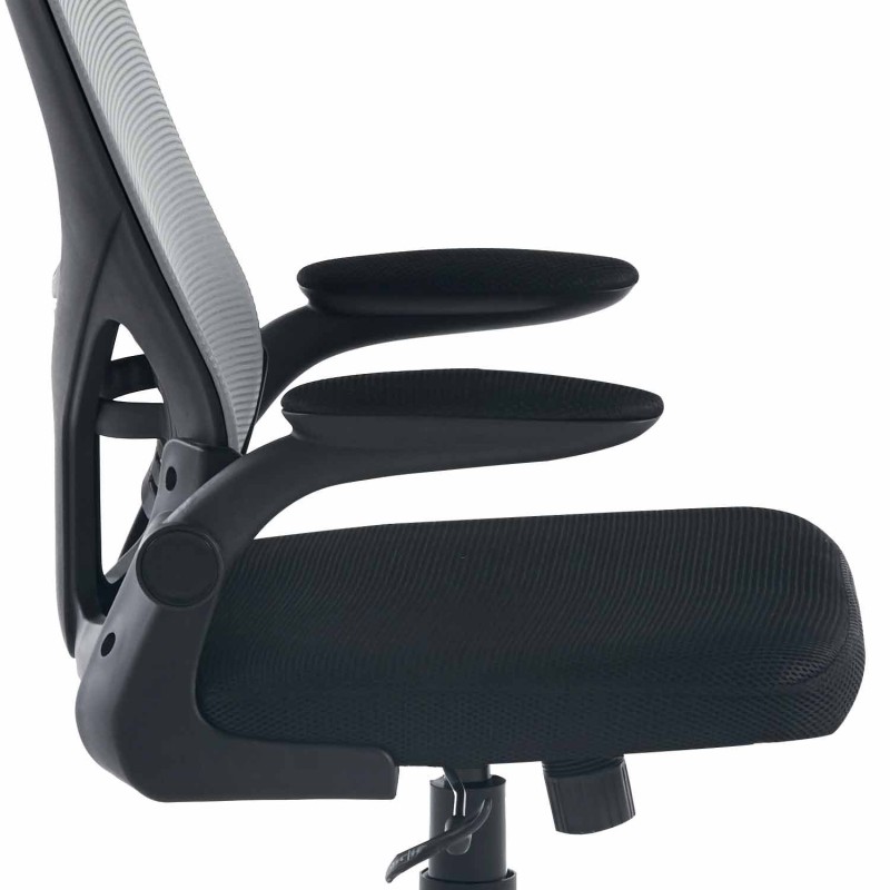 Silla Escritorio Studio Gris Y Negra - Silla de escritorio ergonómica – UKUKHOME.COM
