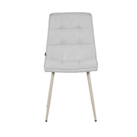 Silla Louise Gris Pata Beige - Silla tapizada de diseño moderno – UKUKHOME.COM