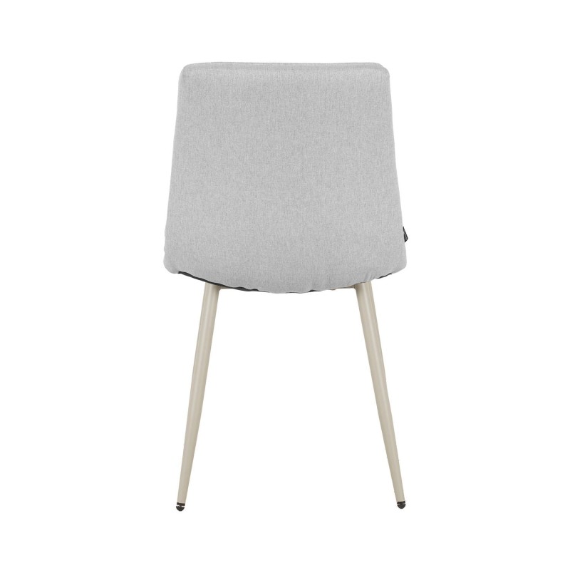Silla Louise Gris Pata Beige - Silla tapizada de diseño moderno – UKUKHOME.COM