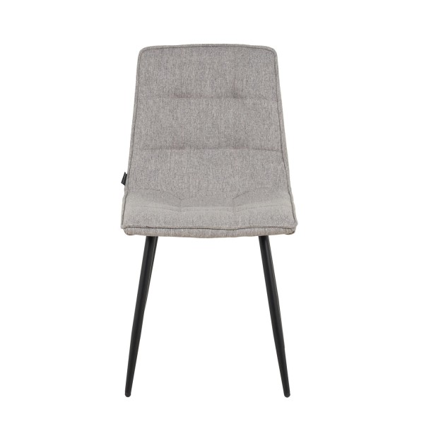 Silla Louise Gris Oscuro Pata Negra - Silla tapizada de diseño moderno – UKUKHOME.COM 2