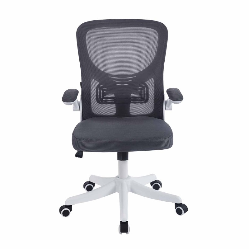 Silla Escritorio Studio Gris/Blanca - Silla de escritorio ergonómica – UKUKHOME.COM