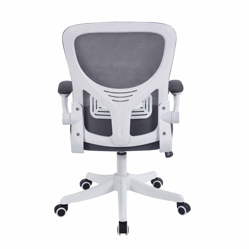 Silla Escritorio Studio Gris/Blanca - Silla de escritorio ergonómica – UKUKHOME.COM