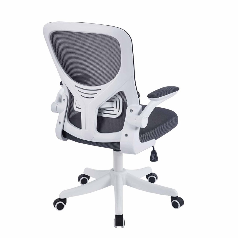 Silla Escritorio Studio Gris/Blanca - Silla de escritorio ergonómica – UKUKHOME.COM