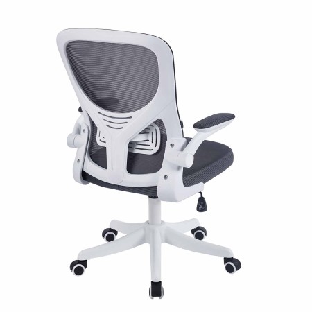 Silla Escritorio Studio Gris/Blanca - Silla de escritorio ergonómica – UKUKHOME.COM