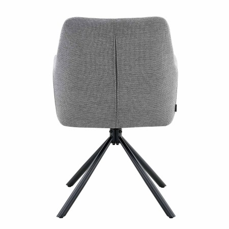 Sillón Giratorio Zenith Gris - Sillón tapizado moderno y confortable – UKUKHOME.COM