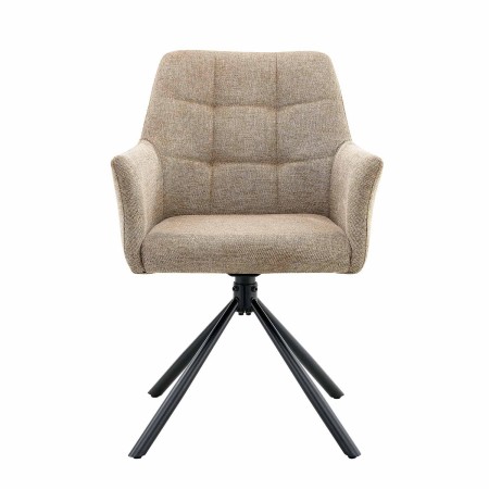 Sillón Giratorio Zenith Coffee - Sillón tapizado moderno y confortable – UKUKHOME.COM