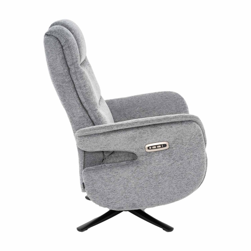 Sillón Clark Relax Eléctrico Gris - Sillón relax eléctrico de diseño – UKUKHOME.COM
