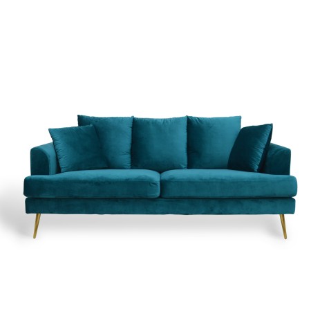 Sofá 3 Plazas Vogue terciopelo | Venta de Muebles Online