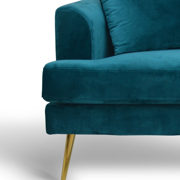 Sofá 3 Plazas Vogue terciopelo | Venta de Muebles Online 2