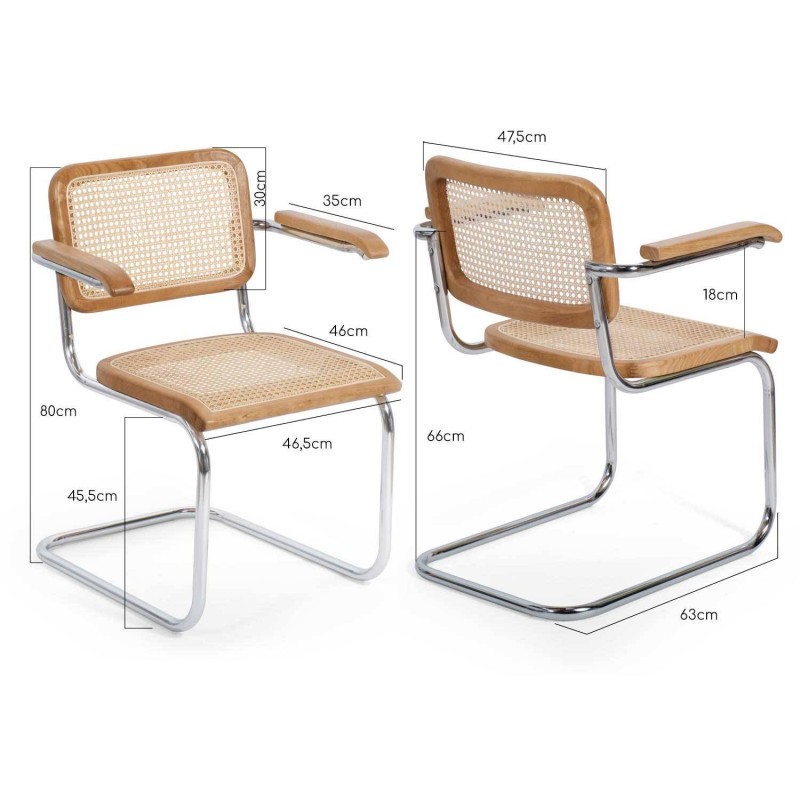 Silla Skol con reposabrazos | Venta de Muebles Online