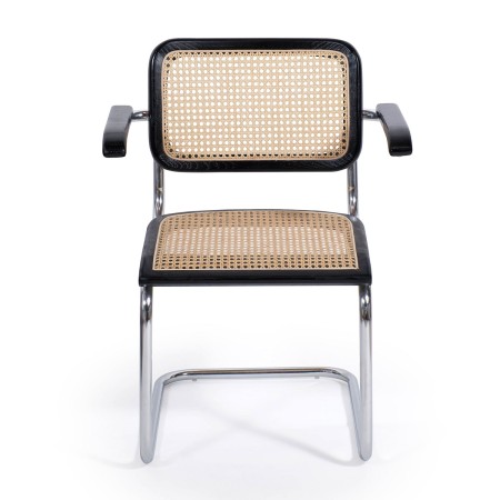 Silla Skol Black con reposabrazos | Venta de Muebles Online