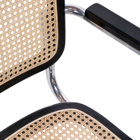 Silla Skol Black con reposabrazos | Venta de Muebles Online