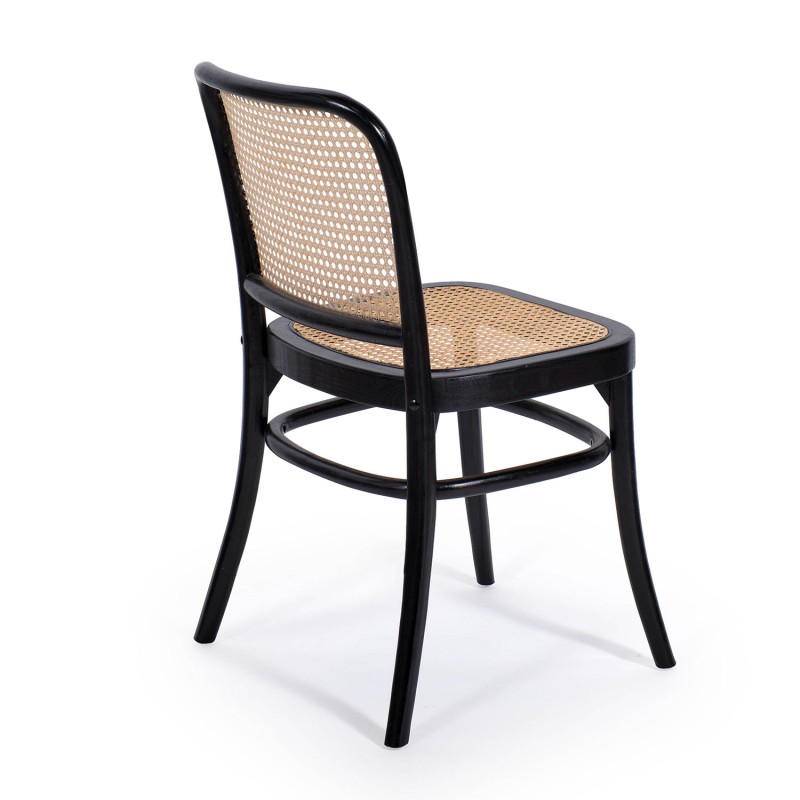 Silla de madera Hoffman Black | Venta de Muebles Online