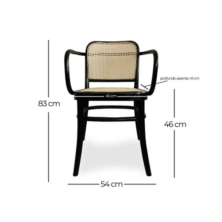 Silla Hoffman con reposabrazos | Venta de Muebles Online