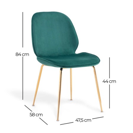 Silla Reedus Velvet: elegancia y diseño | Venta de Muebles Online