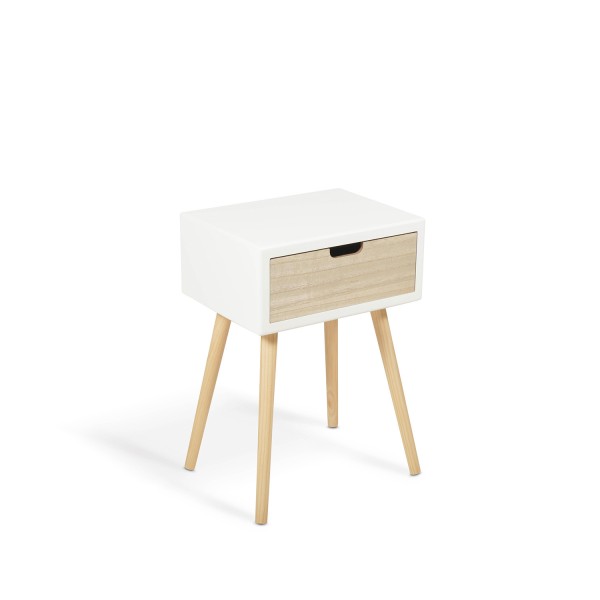 Mesita De Noche 1 Cajón Ariel | Venta de Muebles Online