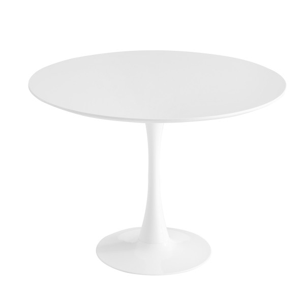 Mesa Redonda Ibiza blanca Ø120 CM | Venta de Muebles Online 2