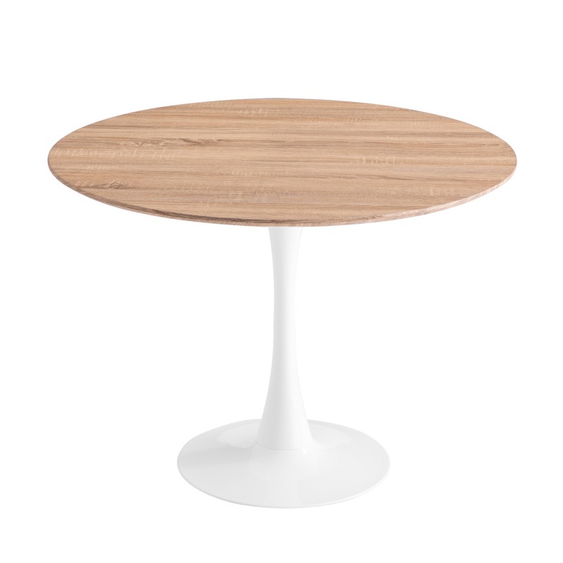 Mesa Redonda Ibiza blanca Ø120 CM | Venta de Muebles Online