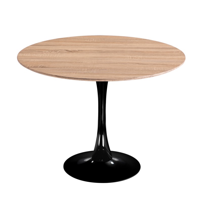 Mesa Redonda Ibiza negra Ø120 CM | Venta de Muebles Online