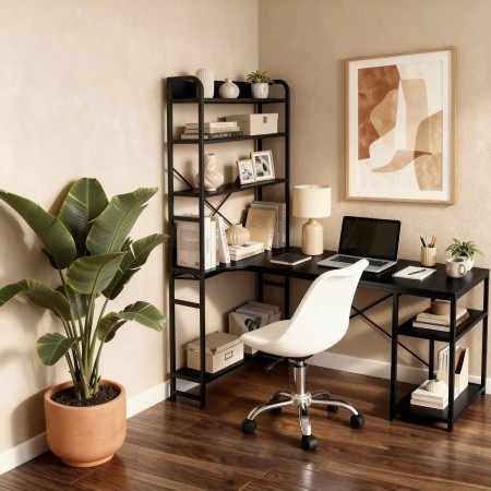 Mesa De Escritorio Con Estantería Seaford | Venta de Muebles Online