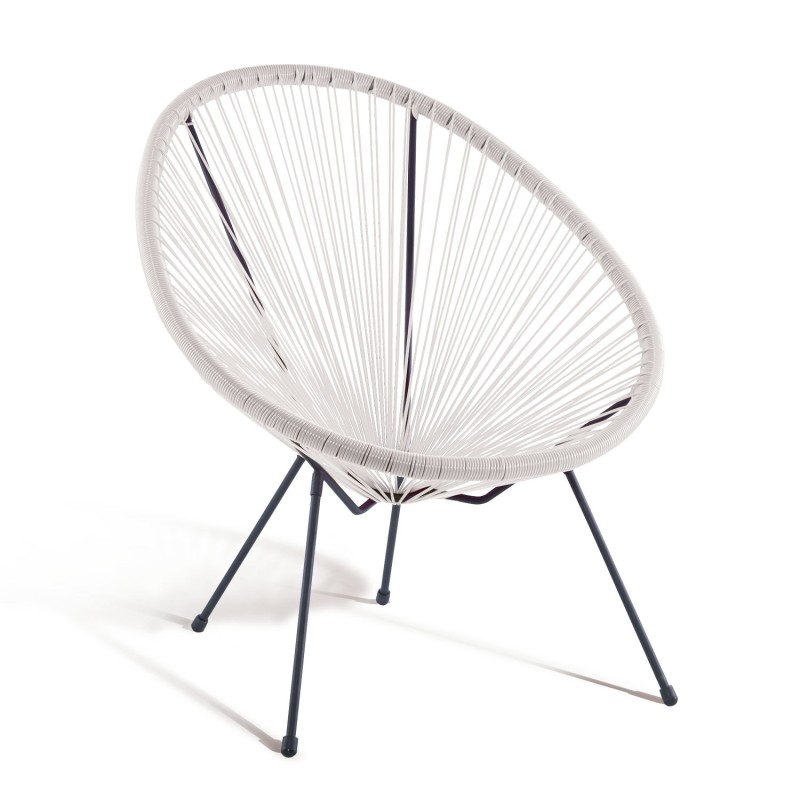 Pack 2 Sillas Acapulco Y Mesa Acapulco Blanco | Venta de Muebles Online