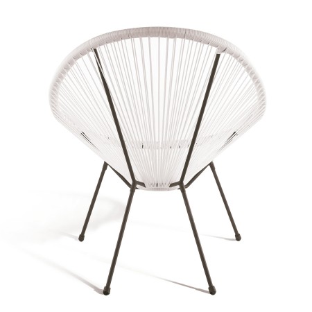 Pack 2 Sillas Acapulco Y Mesa Acapulco Blanco | Venta de Muebles Online