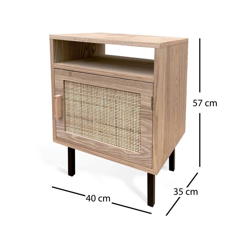 Mesita Tesva 1 Puerta | Venta de Muebles Online